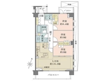 【東京都/大田区南千束】ザ・パークハウス洗足池桜山 間取り図