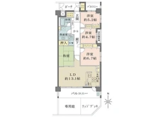 【愛知県/名古屋市中村区鴨付町】藤和シティホームズ鴨付 間取り図