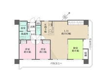 【愛知県/名古屋市西区枇杷島】ユーハウス東枇杷島 間取り図