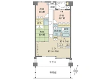 【愛知県/名古屋市名東区亀の井】パークハウス一社 間取り図