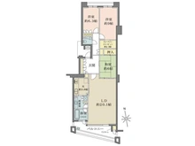 【愛知県/名古屋市千種区清住町】パークハウス東山 間取り図