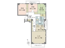 【愛知県/名古屋市千種区日岡町】日岡町パークハウス 間取り図