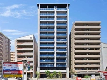 【愛知県/名古屋市東区泉】デュオヴェール久屋大通 外観：2022年10月築。東区泉一丁目、地下鉄桜通線「高岳」駅徒歩5分。複数路線利用可能で便利な立地です。