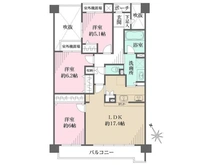 【愛知県/名古屋市瑞穂区岳見町】八事岳見ヒルズ 間取り図