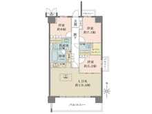 【愛知県/名古屋市千種区萱場】ザ・パークサイド千種北 間取り図