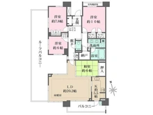【愛知県/名古屋市千種区新池町】ザ・パークハウス東山公園 間取り図