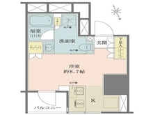 【東京都/港区新橋】リビオレゾン新橋nex 間取り図