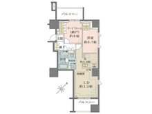 【神奈川県/横浜市中区山下町】グランドメゾン山下公園 間取り図