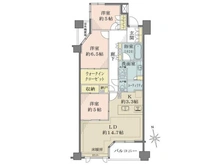 【東京都/新宿区市谷加賀町】ヴィークコート市谷加賀町 間取り図
