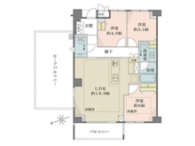 【東京都/新宿区市谷仲之町】パークハウス市谷仲之町 間取り図