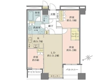 【東京都/新宿区市谷本村町】ザ・センター東京 間取り図
