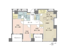 【東京都/新宿区四谷】クラッシィタワー新宿御苑 間取り図