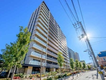 【東京都/北区志茂】ザ・パークハウスオイコス赤羽志茂 外観：東京メトロ南北線「志茂」駅徒歩6分。三菱地所レジデンス・大栄不動産・三菱倉庫分譲RC造マンション。