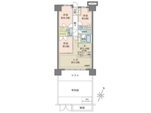 【東京都/北区志茂】ザ・パークハウスオイコス赤羽志茂 間取り図