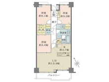 【東京都/北区浮間】リノア北赤羽 間取り図