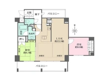 【京都府/京都市上京区烏丸通今出川下る】ザ・京都レジデンス御所西乾御門 間取り図