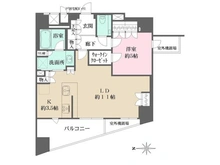 【京都府/京都市中京区岩上通六角下る】ザ・パークハウス堀川六角 間取り図