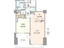 【京都府/京都市上京区上長者町通烏丸西入】ザ・パークハウス御所西 間取り図
