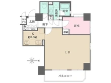 【京都府/京都市中京区岩上通六角下る】藤和シティホームズ三条堀川 間取り図