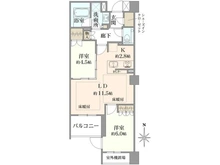 【京都府/京都市中京区三条油小路町】ザ・パークハウス三条油小路 間取り図