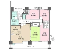 【京都府/宇治市六地蔵】アルス京都六地蔵リスタシア 間取り図