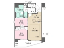 【京都府/京都市中京区岩上通六角下る】ザ・パークハウス堀川六角 間取り図