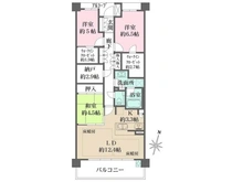 【京都府/京都市北区上賀茂朝露ケ原町】パークホームズ京都上賀茂 間取り図