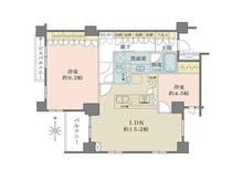 【京都府/京都市上京区小川通一条下る】クレヴィア御所西 間取り図