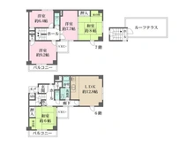 【京都府/京都市右京区嵯峨朝日町】嵐山グランドシティ 間取り図