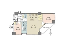 【京都府/京都市中京区下本能寺前町】ローレルコート寺町御池 間取り図