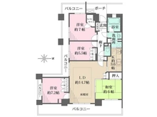【京都府/京都市下京区万寿寺通烏丸東入】藤和シティホームズ烏丸五条 間取り図