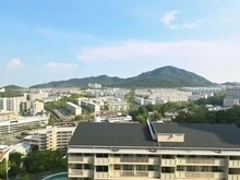 【兵庫県/神戸市須磨区道正台】須磨パークヒルズA棟 住戸から、緑豊かな山々や神戸の海を望むことができます(天候による)。自然を身近に感じられます。