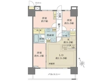【千葉県/習志野市谷津】津田沼ザ・タワー 間取り図