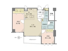 【東京都/東村山市栄町】ディアグランゼ東村山 間取り図