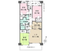 【東京都/清瀬市竹丘】清瀬パークハウス 間取り図
