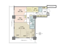 【東京都/東村山市野口町】パークハウス　ワンズタワー 間取り図