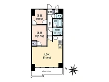 【埼玉県/さいたま市浦和区本太】ライオンズマンション浦和第5 間取り図