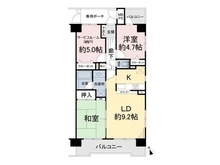 【千葉県/松戸市常盤平】ライオンズマンション常盤平さくら通り 間取り図