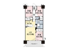 【千葉県/流山市木】AQUA　SUITE 間取り図