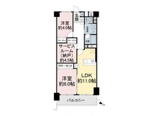 【千葉県/松戸市常盤平陣屋前】ダイヤリッジ常盤平 間取り図