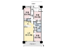 【千葉県/松戸市常盤平】ダイアパレス常盤平ヒルズ 間取り図