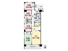 【千葉県/流山市流山】ライフピア流山平和台 間取り図