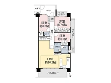 【千葉県/柏市豊四季台】オーベルグランディオ柏　桜ヴィラ 間取り図