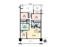 【千葉県/流山市おおたかの森南】ザ・フォレストレジデンス　ブライトリーフ 間取り図