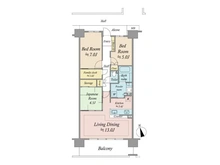 【千葉県/柏市豊四季台】オーベルグランディオ柏欅ヴィラ 間取り図