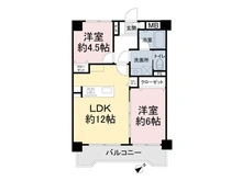 【千葉県/松戸市根本】中銀松戸マンシオン 間取り図