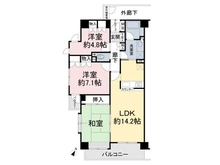 【千葉県/松戸市緑ケ丘】藤和シティコープ松戸上本郷 間取り図