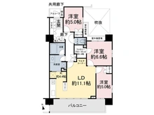 【千葉県/松戸市新松戸】パークホームズ新松戸駅前 間取り図