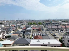 【千葉県/松戸市新松戸】サンライトパストラル弐番街 バルコニーからの眺望