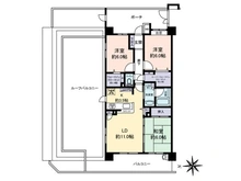【千葉県/柏市高田】ウィズ柏の葉 間取り図